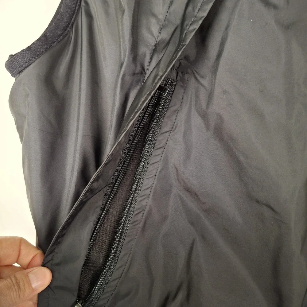 VTG 90s Ralph Lauren Polo Sport Vest Men's 2XL Black Reversible Polartec Fleece‎